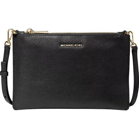 michael kors double pouch crossbody denim|Michael Kors Crossbody bag.